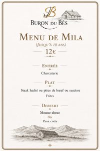 Menu Buron du Bès 5